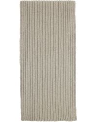 Rick Owens - Off- Ribbed Scarf - Lyst