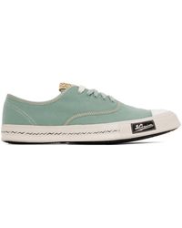 Visvim - Green Logan Deck Sneakers - Lyst
