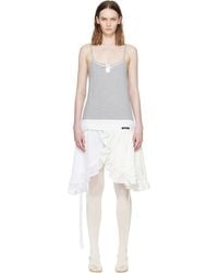 Ans Dostoevner - Apron One-Piece Minidress - Lyst