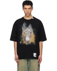 Maison Mihara Yasuhiro - Horse Printed T-Shirt - Lyst