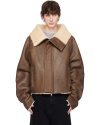 Entire studios - Bulk Shearling Jacket - Lyst