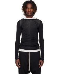 Rick Owens - Temple Rib Ls T-shirt - Lyst