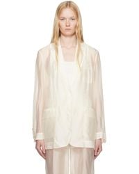 【関税込み】The Garment オフホワイト Gilian トラウザーズ THE GARMENT オフホワイト Gilian トラウザーズ ナチュラル | Lyst