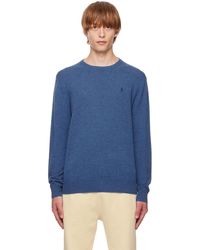 Polo Ralph Lauren ブルー 刺繍 セーター