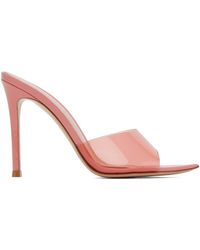 Gianvito Rossi - Pink Elle 105 Heeled Sandals - Lyst