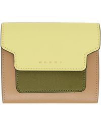 Marni - Multicolor Saffiano Leather Wallet - Lyst