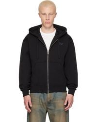 KENZO - Paris Signature' Embroidered Zip Hoodie - Lyst