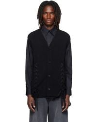 Simone Rocha - Merino Lace Up Hem Vest - Lyst