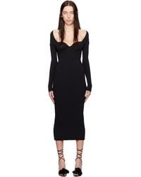 Magda Butrym - Rib-Knit Bustier Maxi Dress - Lyst