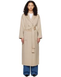Anine Bing - Taupe Dylan Coat - Lyst