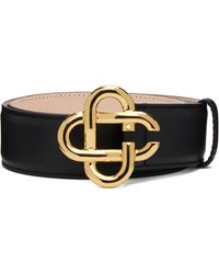CASABLANCA - Cc Logo Buckle Belt - Lyst