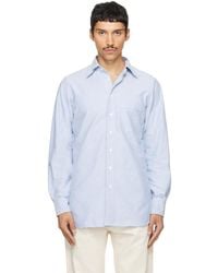 Drake's - Cotton Oxford Cloth Button-Down Shirt - Lyst