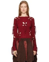 JKim - レッド Petal トップス - Lyst