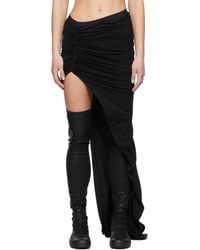 Rick Owens - Hollywood Soft Edfu Long Maxi Skirt - Lyst