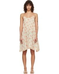 R13 - Off- Strappy Minidress - Lyst