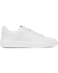 Balmain - ホワイト B-court スニーカー - Lyst