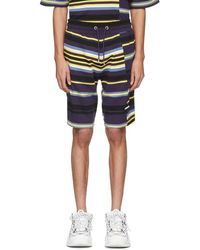 guess st james striped tee purple