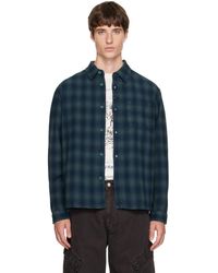 Represent - Reversible Resent Plaid Shirt - Lyst