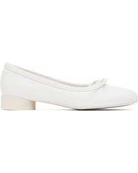 MM6 by Maison Martin Margiela - ホワイト Anatomic クラシック バレエシューズ - Lyst