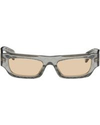 Gucci - Rectangular Logo Sunglasses - Lyst