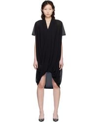 MM6 by Maison Margiela - Chiffon Midi Dress - Lyst