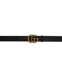 Gucci - Ceinture Large GG Marmont 2015 Re-Edition - Lyst