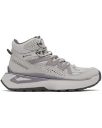 Salomon - Gray Odyssey Elmt Mid Gtx Sneakers - Lyst