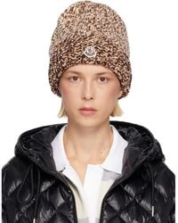 Moncler - Mouliné Wool Blend Beanie - Lyst
