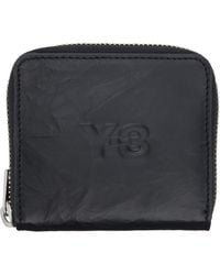 Y-3 - Crinkle Leather Wallet - Lyst