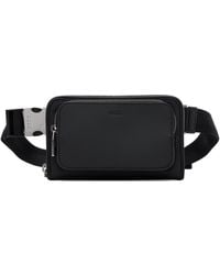 BOSS - Saffiano Leather Messenger Bag - Lyst