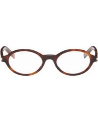 Saint Laurent - Sl 751 Jeanne Round Oval Glasses - Lyst