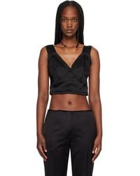 TOTEME - Cropped Satin Camisole - Lyst