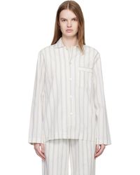 Tekla - Off- & Poplin Long-Sleeved Pyjama Shirt - Lyst