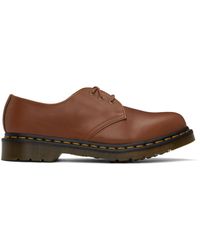 Dr. Martens - Chaussures oxford 1461 carrara brun clair en cuir - Lyst