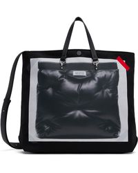 Maison Margiela - Cabas Noir À Images Trompe L'Œil De Sac Glam Slam - Lyst