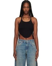 Rick Owens - Temple Basic Cropped Tank Top - Lyst