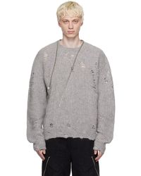 HELIOT EMIL - Distressed Sweater - Lyst