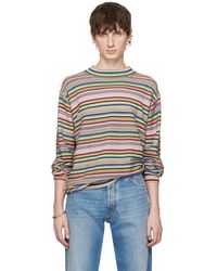 Maison Margiela - Multicolor Inverted Seam Sweater - Lyst