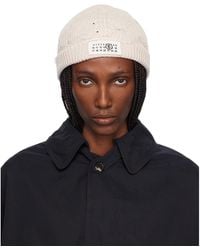 MM6 by Maison Margiela - Amended Optical Ribs Beanie - Lyst
