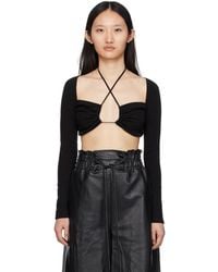 Rosetta Getty - Cropped Long Sleeve T-Shirt - Lyst