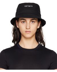 Stussy Ss Knit Bucket Hat Black In Acrylic | Lyst