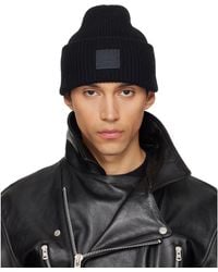 Acne Studios - Wool Face Logo Beanie - Lyst