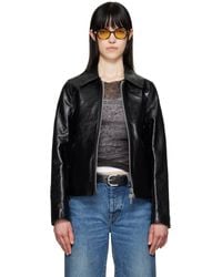 Our Legacy - Mini Leather Jacket - Lyst