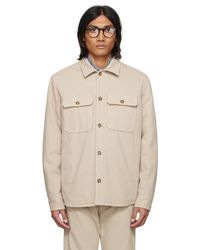 A.P.C. - . Taupe Alessio Jacket - Lyst