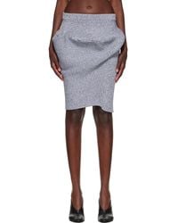 Issey Miyake - Found Stone Midi Skirt - Lyst