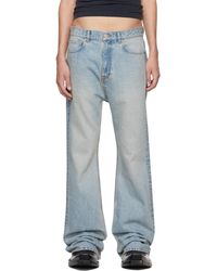 Balenciaga - Blue Relaxed-fit Jeans - Lyst