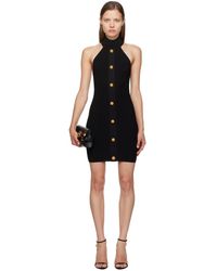 Balmain - ホルターネック ミニワンピース - Lyst