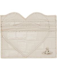 Vivienne Westwood - Off- Heart Card Holder - Lyst