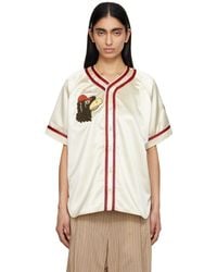 Bode - Off- Redtail Baseball Shirt - Lyst