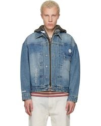 Aape By A Bathing Ape - 'Aape' Main Denim Jacket - Lyst